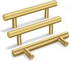 25Pcs Gold Cabinet Handles Brass Cabinet Pulls 3 Inch Dresser Pulls Drawer Handl