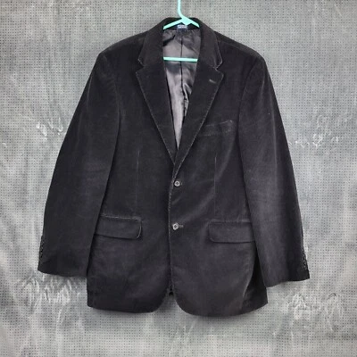 Blazer Meeting Street de pana para hombre 40 regular negro 100 % algodón bolsillos interiores Foto 1 de 4