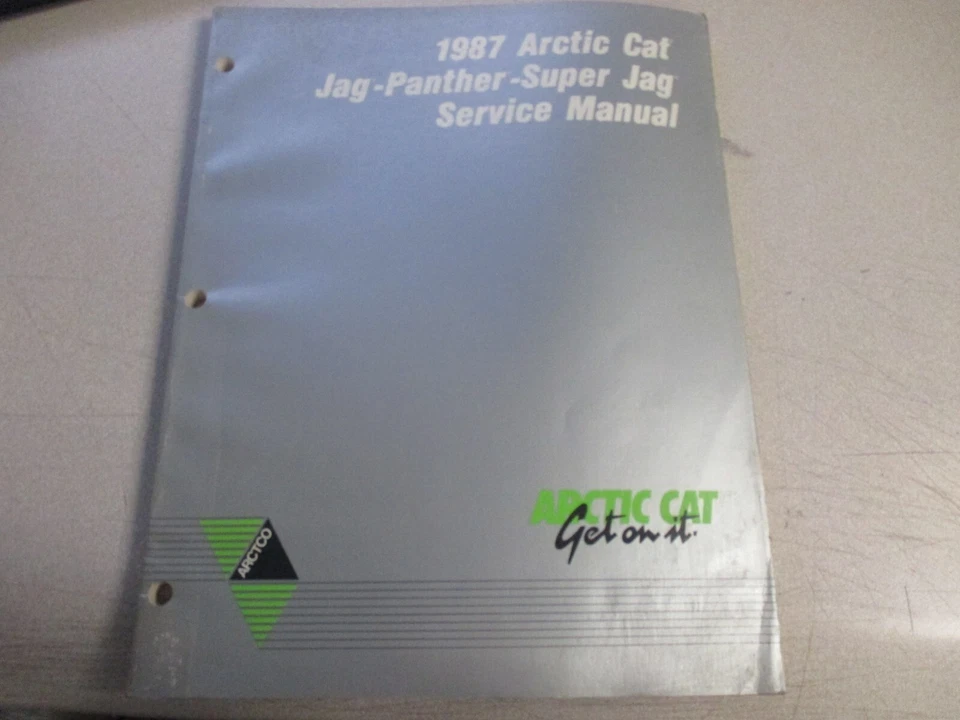 Arctic Cat Factory Service Repair Shop Manual 87 Jag-Panther-Super Jag 2254-351 - Image 1 of 4