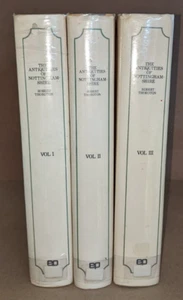 The Antiquities of Nottingham-shire by Robert Thornton: Complete Set in 3 Vols - Imagen 1 de 4