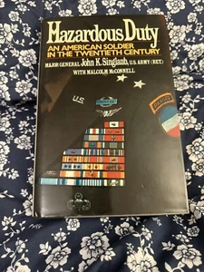Hazardous Duty by John K. Singlaub an American Soldier (1991, HC) SIGNED FIRST - Bild 1 von 19
