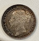 High Grade, Great Britain- 1880- Silver 6 Pence, See Other Coins