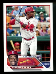 Jordan Walker 2023 Topps Rookie Card RC #344 St Louis Cardinals - Picture 1 of 2