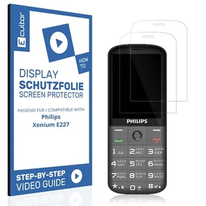 2x 3D Screen Protector matte for Philips Xenium E227 Flexible Protection Film - Picture 1 of 6