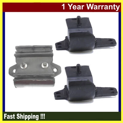 Nissan D21 2.4L 4x4 86-94 2718 2718 6347 Juego 3 para motor motor y transmisión Montaje Foto 1 de 4