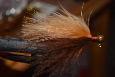 4 PLANTILLAS DE PESCA MARABÚ ATADAS A MANO 1/6, 1/8, 1/4 OZ Foto 1 de 4