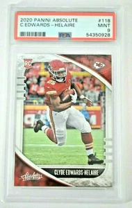 CLYDE EDWARDS-HELAIRE 2020 Panini Absolute RC Rookie #118 MINT PSA 9 - Imagen 1 de 3