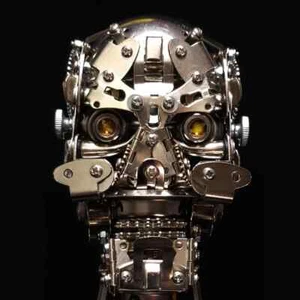 3D Mechanical Metal Skull Assembly Building Model Kit Jigsaw Puzzles DIY Toy - Bild 1 von 21