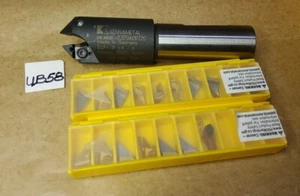 KENNAMETAL  3,37060R720 CHAMFER DRILL W/ 17 INSERTS,  6MM BORE (HOLE) - Picture 1 of 3