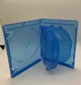 NEW 24MM BLU-RAY 8-DISC CASE WITH BLURAY LOGO, SLEEVE, BRBL2408 (P39F) - Picture 1 of 5