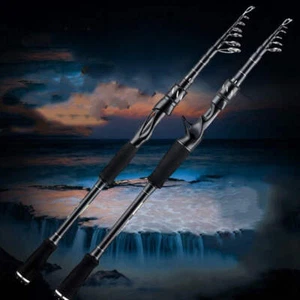 Telescopic Road Sub Pole Carbon Fishing Rod - Picture 1 of 7