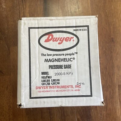  Dwyer 2000-5KPA Magnehelic Differential Pressure Gauge  - Image 1 of 4