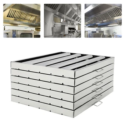 19.5"x24.5" Stainless Steel Hood Grease Commercial Exhaust Filter Baffle Kitchen - Image 1 of 4