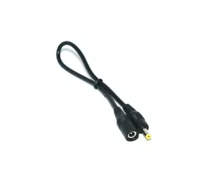 AC DC Power Adapter Extension Female 4 x 1.7mm to Male 4 x 1.7mm 10'' Length - Picture 1 of 3