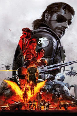 Metal Gear Solid 5 Juego Estampado Seda Nueva Pintura Pared Decoración Hogar - PÓSTER 20x30 Foto 1 de 4