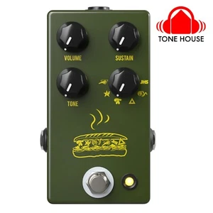 Pedal efecto pelusa JHS Muffuletta 6 vías - Verde ejército - Nuevo - Imagen 1 de 5