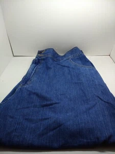 White Stag Women's Stretch Waist Blue Denim Capri Jeans Size 24W Brand New - Picture 1 of 4