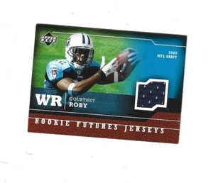 2005 Upper Deck Rookie Futures Jerseys #CR Courtney Roby  TITANS - Picture 1 of 1