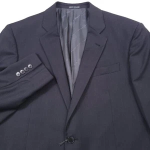 $475 Armani Exchange Gray Pin Stripe Modern Fit Suit Jacket Blazer Mens Size 42L - Picture 1 of 15