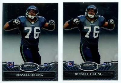 2010 Bowman Sterling Russell Okung RC #14 (2) - Image 1 of 2