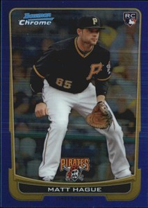 2012 Bowman Chrome Blue Refractors #76 Matt Hague/250