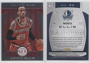 2013-14 Totally Certified Totally Red /99 Monta Ellis #98