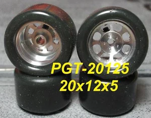 1/32 URETHANE SLOT CAR TIRE 2 pr PGT-20125 fit CB Design & Slot.it 15x8 - Picture 1 of 3