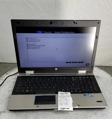 HP ELITEBOOK 8540P WH251UT-ABA Laptop Intel I5 M 520 6GB 256GB SEE NOTES - Image 1 of 4
