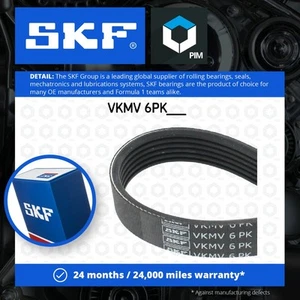 6 Rib Multi V Drive Belt fits TOYOTA RAV4 A4, ZSA44 2.0 2015 on SKF 9091602603 - Picture 1 of 2