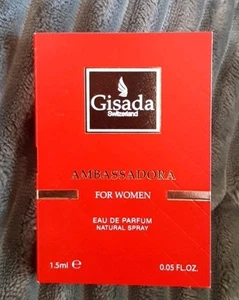 Gisada "Ambassador For Woman" Eau de Parfum Natural Spray 1,5 ml Probe Neu! - Bild 1 von 1
