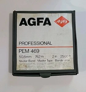AGFA PEM 469 1/4" Professional Master 10.5 Tape 762m 2500ft #72 - Picture 1 of 5
