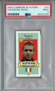 PSA 9 MINT Valentino Rossi 2003 Campioni Di Futuro #37 Trading Card Red Back - Picture 1 of 1