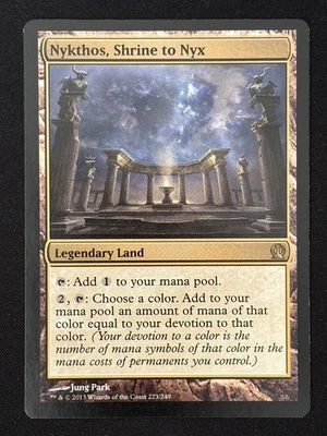 1x MTG Nykthos, Shrine to Nyx - Theros (THS) #223 - Magic the Gathering - Image 1 of 2