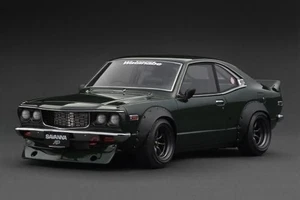1972 Mazda Savanna (S124A) Semi Works 1/18 scale Green by Ignition Model JDM - Picture 1 of 5