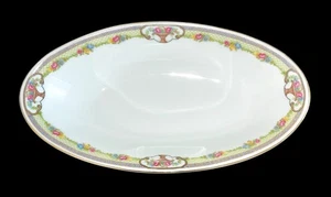 Vintage M Z Altrohlau CMR 9” Celery Dish Czechoslovakia Gold Rimmed Excellent - Picture 1 of 8