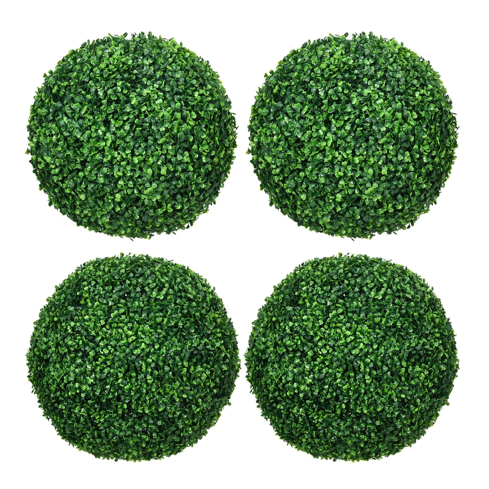 HOMCOM Pack de 2 Bolas Topiarias Artificiales Árbol Boj para Decoración del Hogar Foto 1 de 1