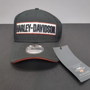 Harley-Davidson Herren Embroidered 39THIRTY Trucker Cap M/L Schwarz 99471-19VM NEU - Bild 1 von 7