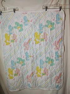 Corf. saluti americani 1985 vintage Coperta bambino Care Bears - Foto 1 di 5