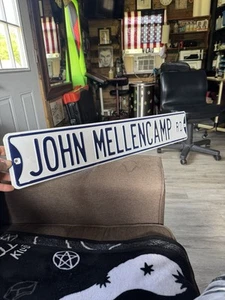 John Melloncamp Straßenschild 36 "lang 6" breit - Bild 1 von 10