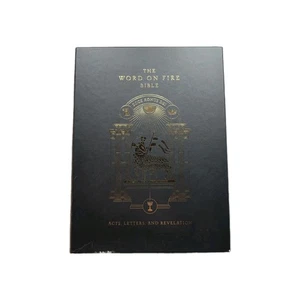 THE WORD ON FIRE BIBLE: Acts, Letters & Revelations (2021) LEATHER BOUND - NEW - Foto 1 di 9