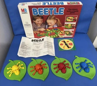 Vintage MB Games Beetle Family Fun Board Game 1981 Classic Retro - 100% Complete - Image 1 of 4