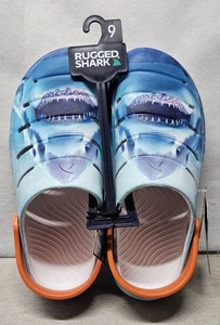 Rugged Shark Herren Discovery Shark Week Clogs, Größe 9 / Neu - Bild 1 von 13