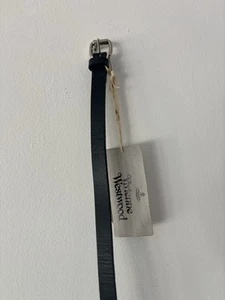 Vivienne Westwood Mini Alex Belt Colour Dark Blue RRP £120 - Picture 1 of 6