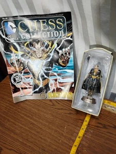 Eaglemoss DC Chess Collection Figurina con Mag # 68 Black Adam - PAGNO NERO - Foto 1 di 6