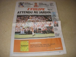 EQUIPE 19351 25.06.2007 TENNIS FEDERER NATATION BERNARD MANAUDOU MOTO STONER - Foto 1 di 1