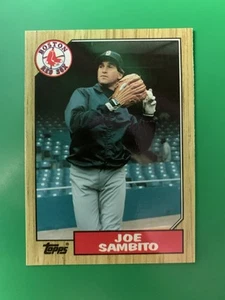 1987 Topps Tiffany Joe Sambito Boston Red Sox #451 - Picture 1 of 2