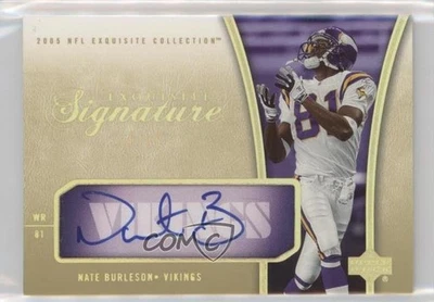 2005 Upper Deck Exquisite Collection Signatures /35 Nate Burleson #ES-NB Auto - Image 1 of 2