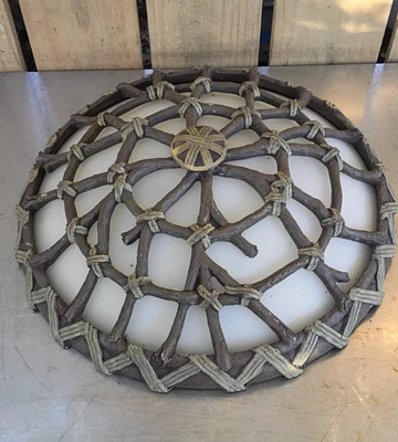 Animal Kingdom Lodge Villa Kidani Guest Room Ceiling Light Fixture / Disney Prop - Image 1 of 4