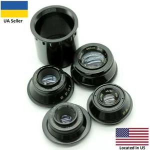 Vintage Set Lenses for enlarger Prodar, Matar, Amar, Mikar Creative photo PZO - Picture 1 of 8