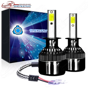 2x H1 8000K Ice Blue LED Headlight Bulbs Conversion Kit Low Beam Replace Halogen - Foto 1 di 12